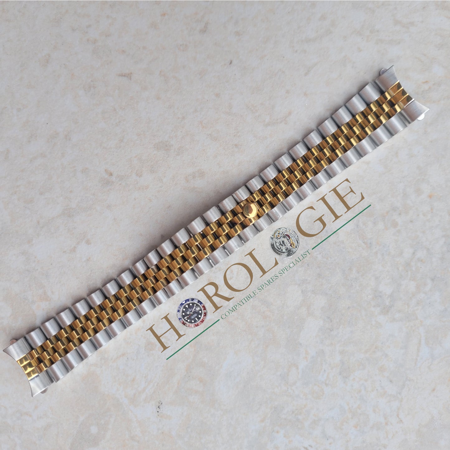 Rolex style "Super Jubilee" - 19mm hollow end links (VERY HIGH QUAL) ("YG" & SS)