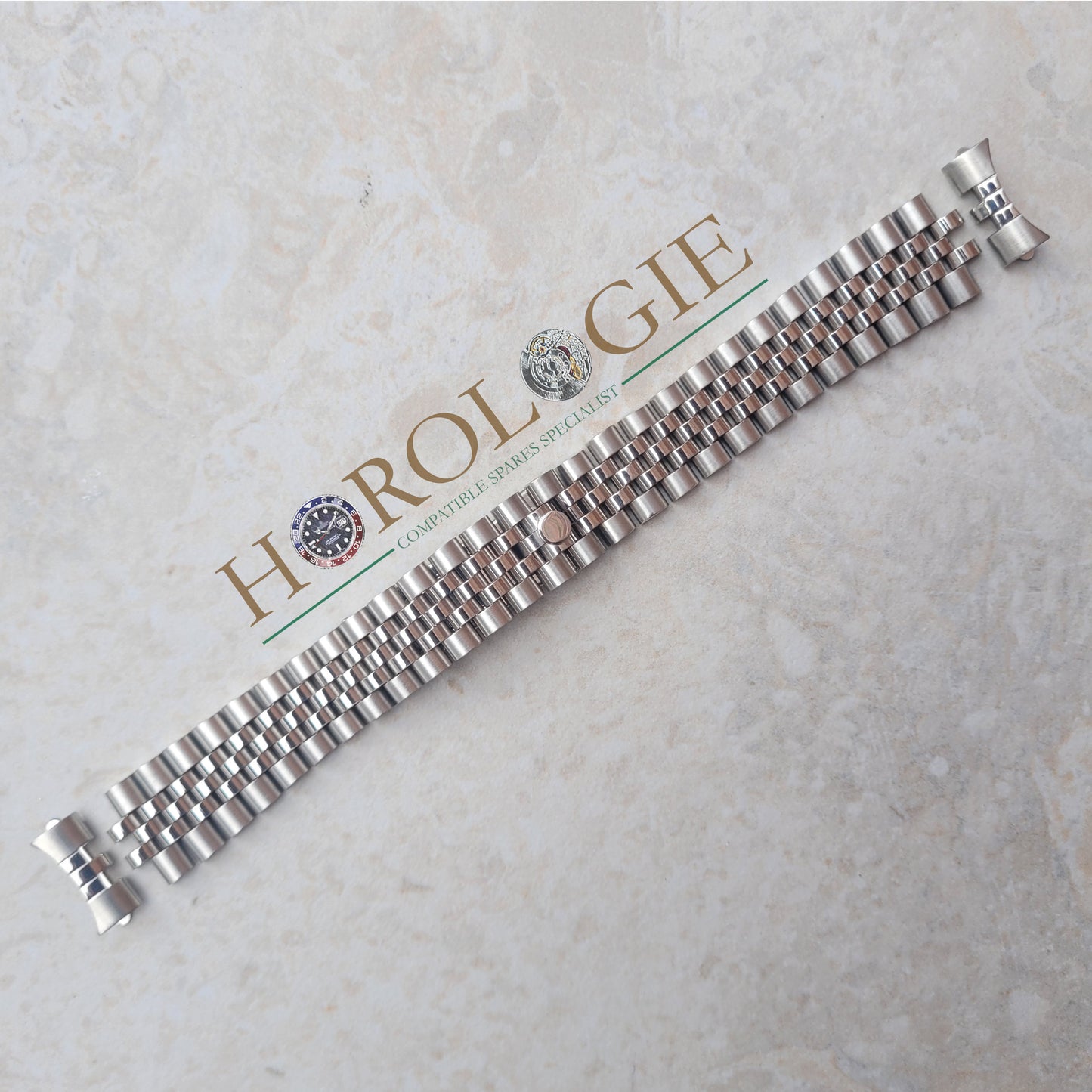 Rolex style "Super Jubilee" bracelet - 19mm hollow end links (VERY HIGH QUAL)