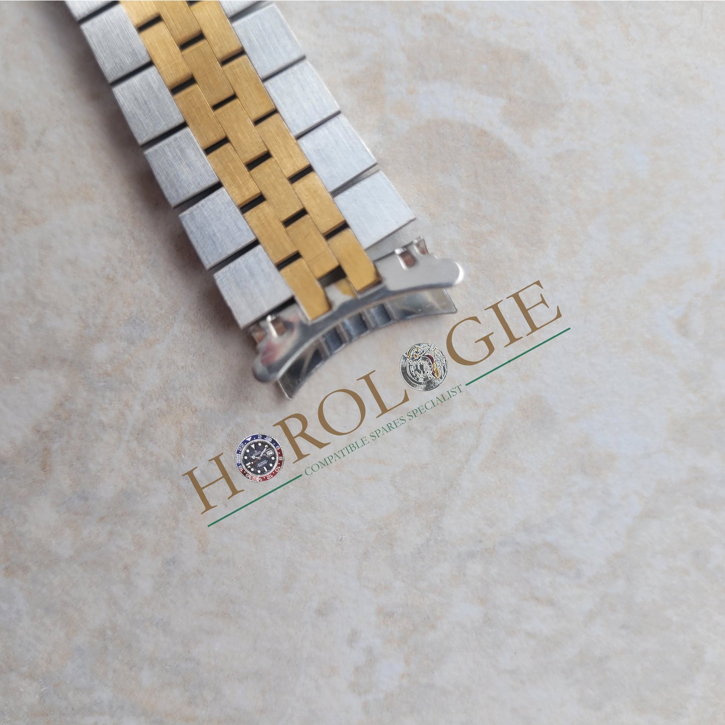 Rolex style "Super Jubilee" - 19mm hollow end links (VERY HIGH QUAL) ("YG" & SS)