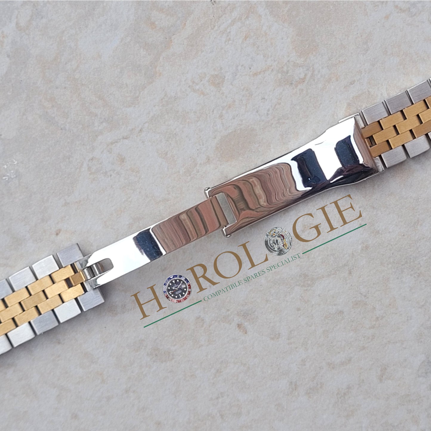 Rolex style "Super Jubilee" - 20mm hollow end links (VERY HIGH QUAL) ("YG" & SS)