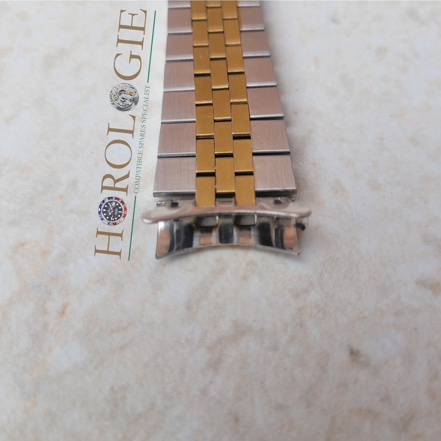 Rolex style "Jubilee" bracelet - 20mm hollow end links (SS & "Gold") Very HQ