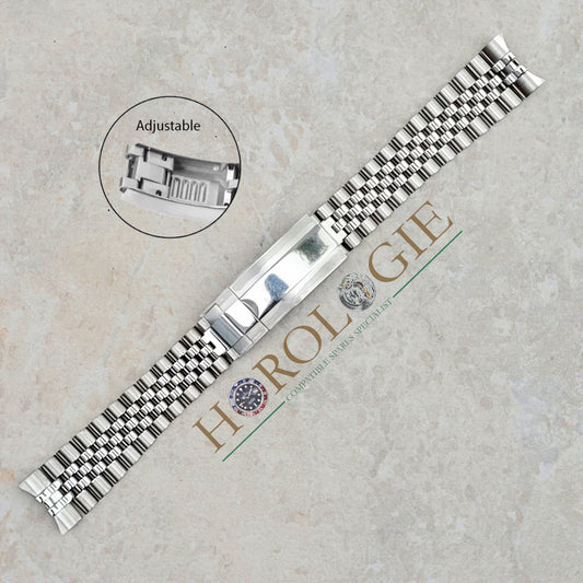 Rolex style SS "Jubilee"  bracelet- 20mm Solid end links with SLIDELOCK clasp