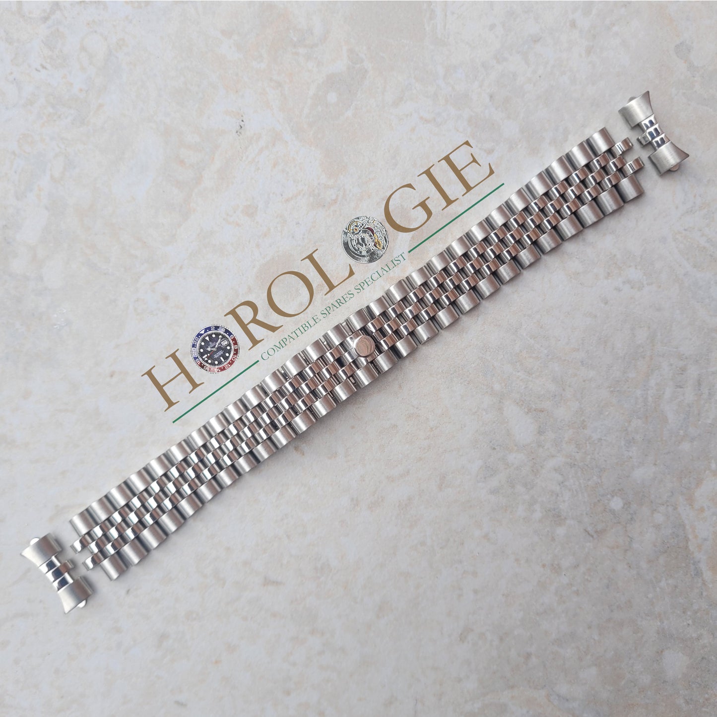 Rolex style "Super Jubilee" bracelet - 19mm hollow end links (VERY HIGH QUAL)