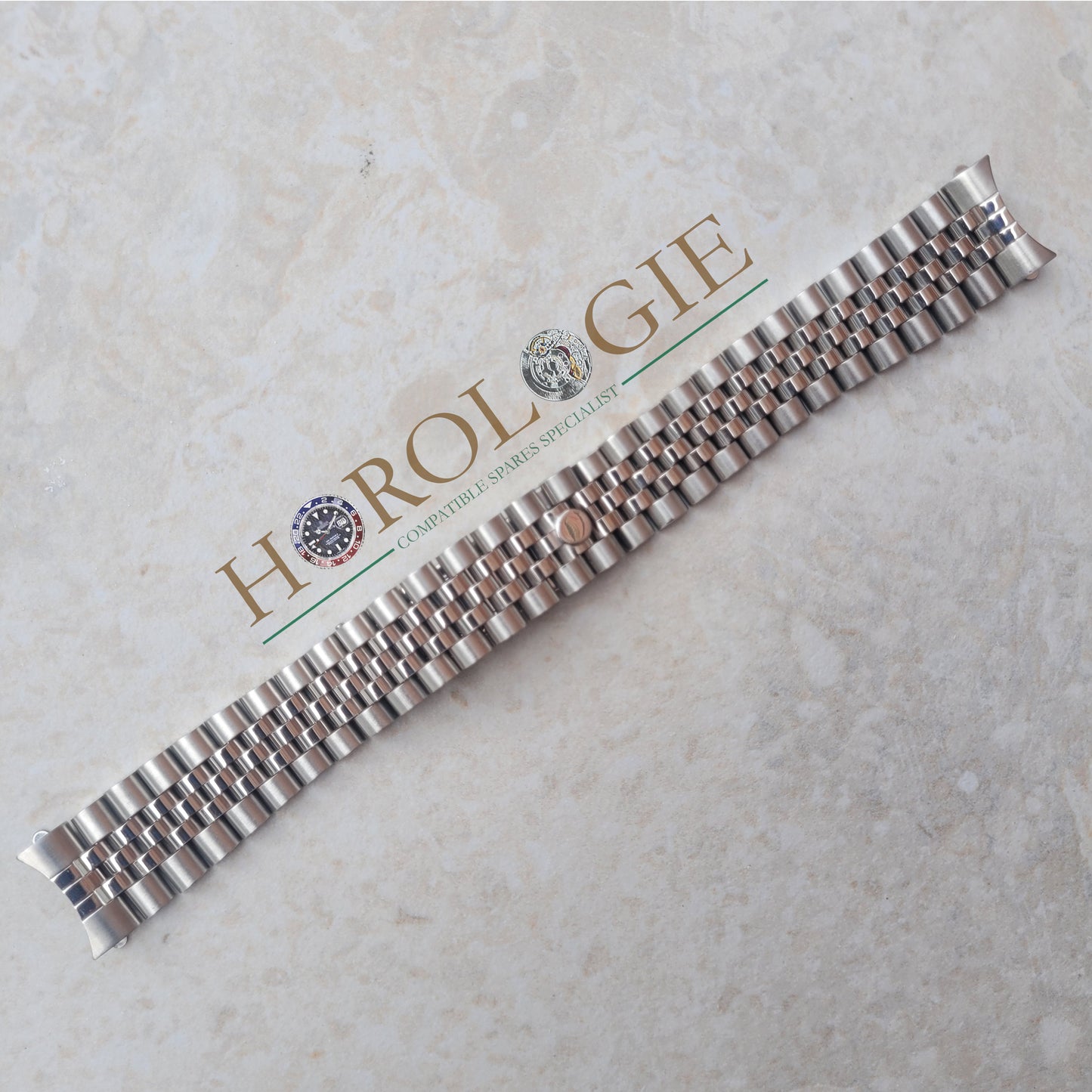 Rolex style "Super Jubilee" bracelet - 19mm hollow end links (VERY HIGH QUAL)