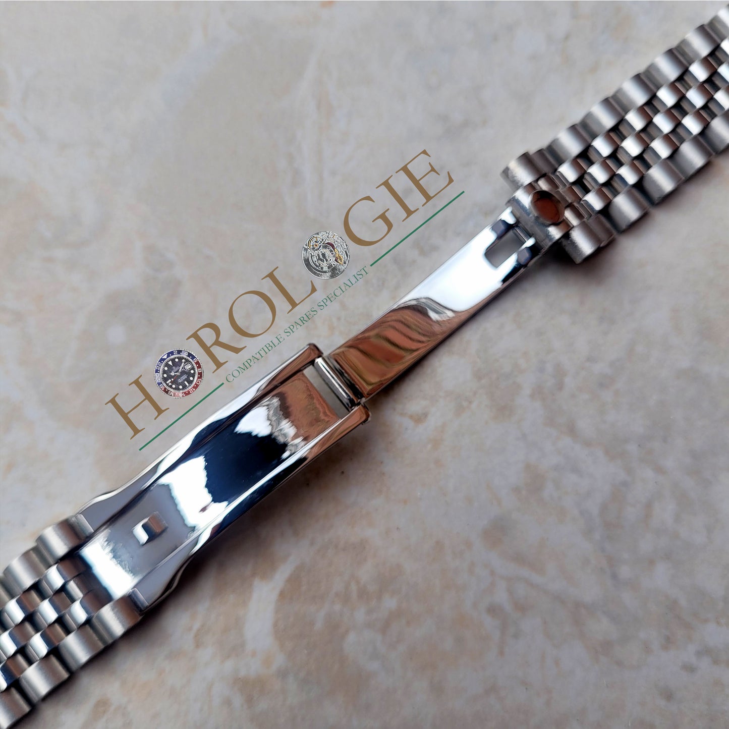 Rolex style "Super Jubilee" bracelet - 19mm hollow end links (VERY HIGH QUAL)